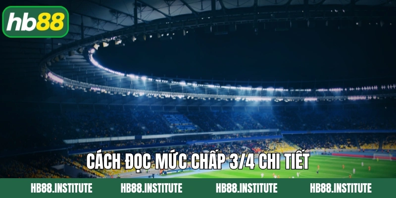 Kèo Chấp 3/4 - Cách Đọc Và Mẹo Cá Cược Hiệu Quả Tại HB88 3 Cách đọc mức chấp 3/4 chi tiết