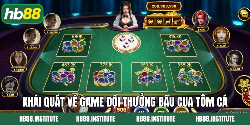 Bầu Cua Tôm Cá - Game Đổi Thưởng Làm Giàu Tại Hb88 2 Khái quát về game đổi thưởng bầu cua tôm cá